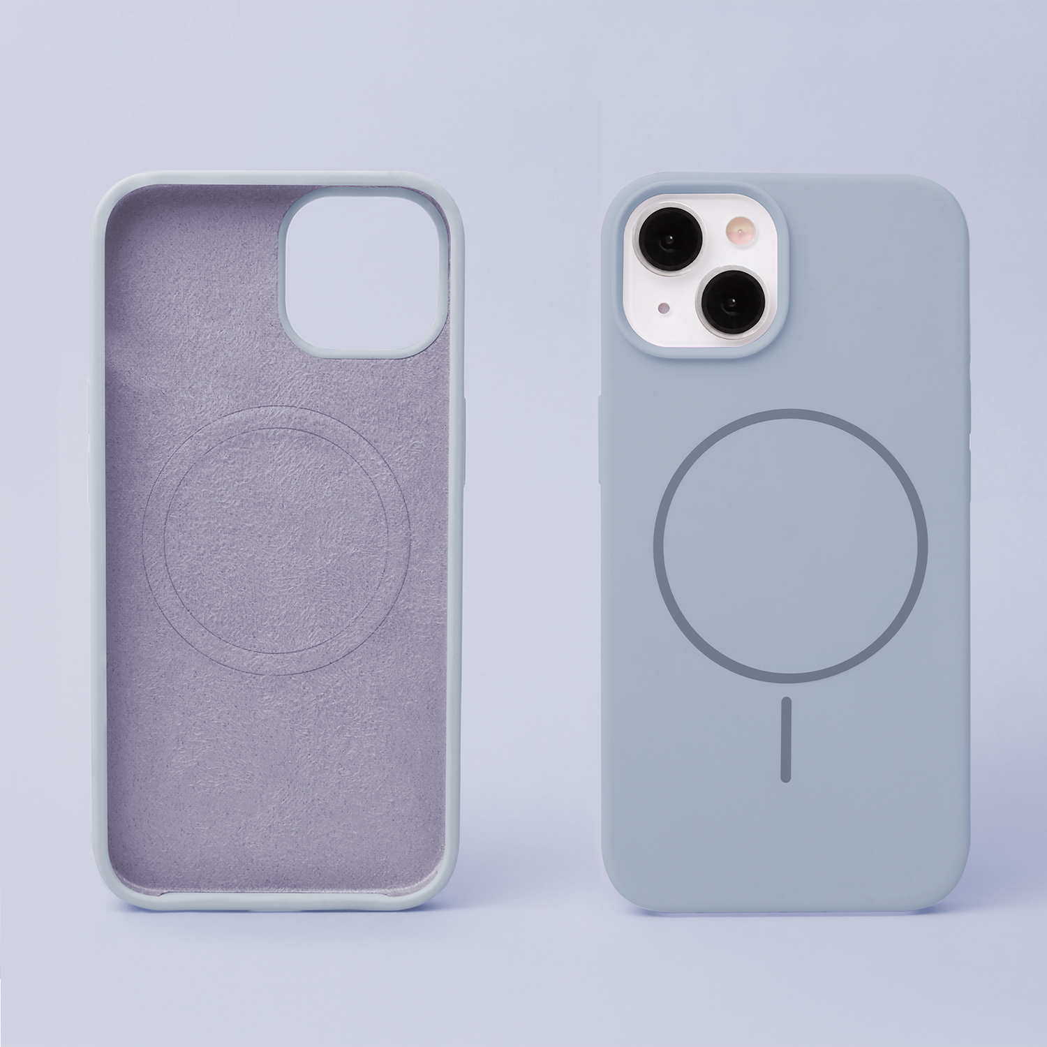 Silicone Thin Mag case for iPhone 17 6,3` light blue | Tech A Break