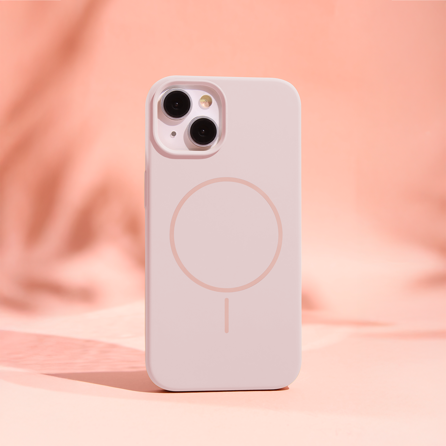 Silicone Thin Mag case for iPhone 15 Pro 6,1` light pink | Tech A Break
