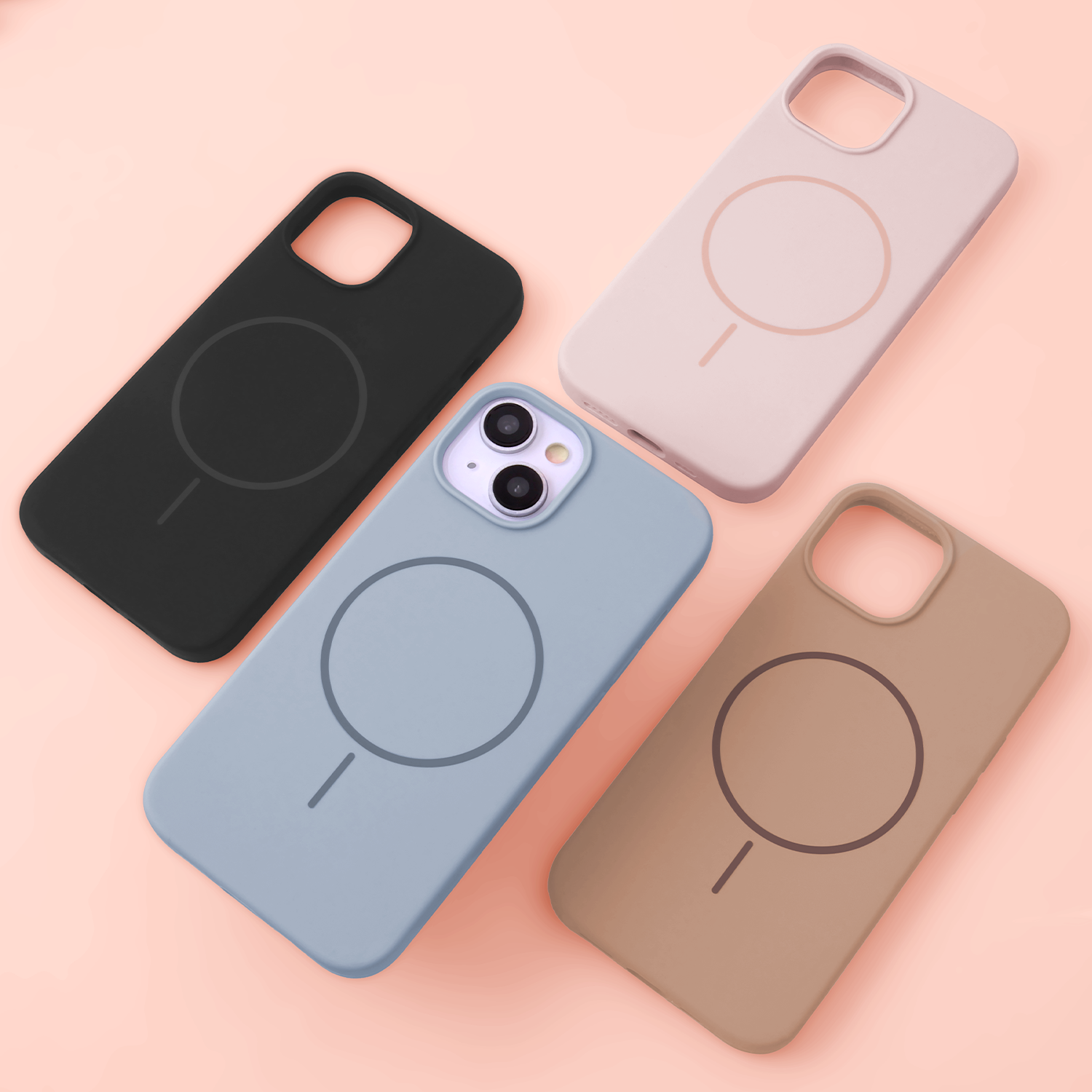 Silicone Thin Mag case for iPhone 16 Pro 6,3` light pink | Tech A Break