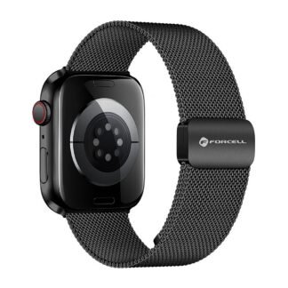 Strap to Apple Watch Forcell F-Design FA14 magnetic steel 42 / 44 / 45 / 49 mm black | Tech A Break