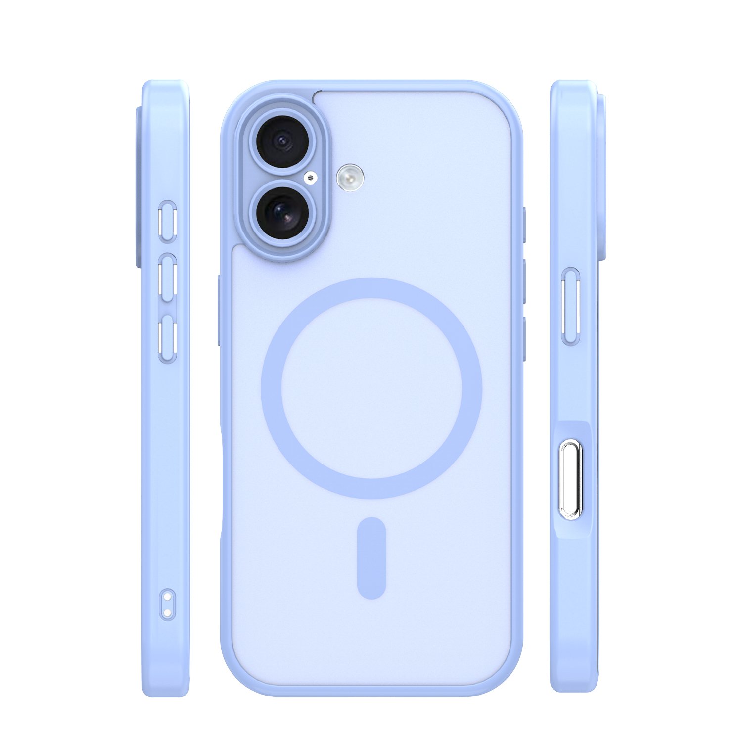Mag Matt case for iPhone 17 6,3“ light blue camera protection | Tech A Break