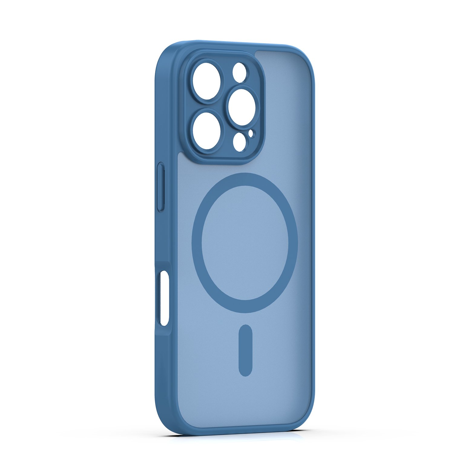 Mag Matt case for iPhone 16 Pro Max 6,9` dark blue camera protection | Tech A Break
