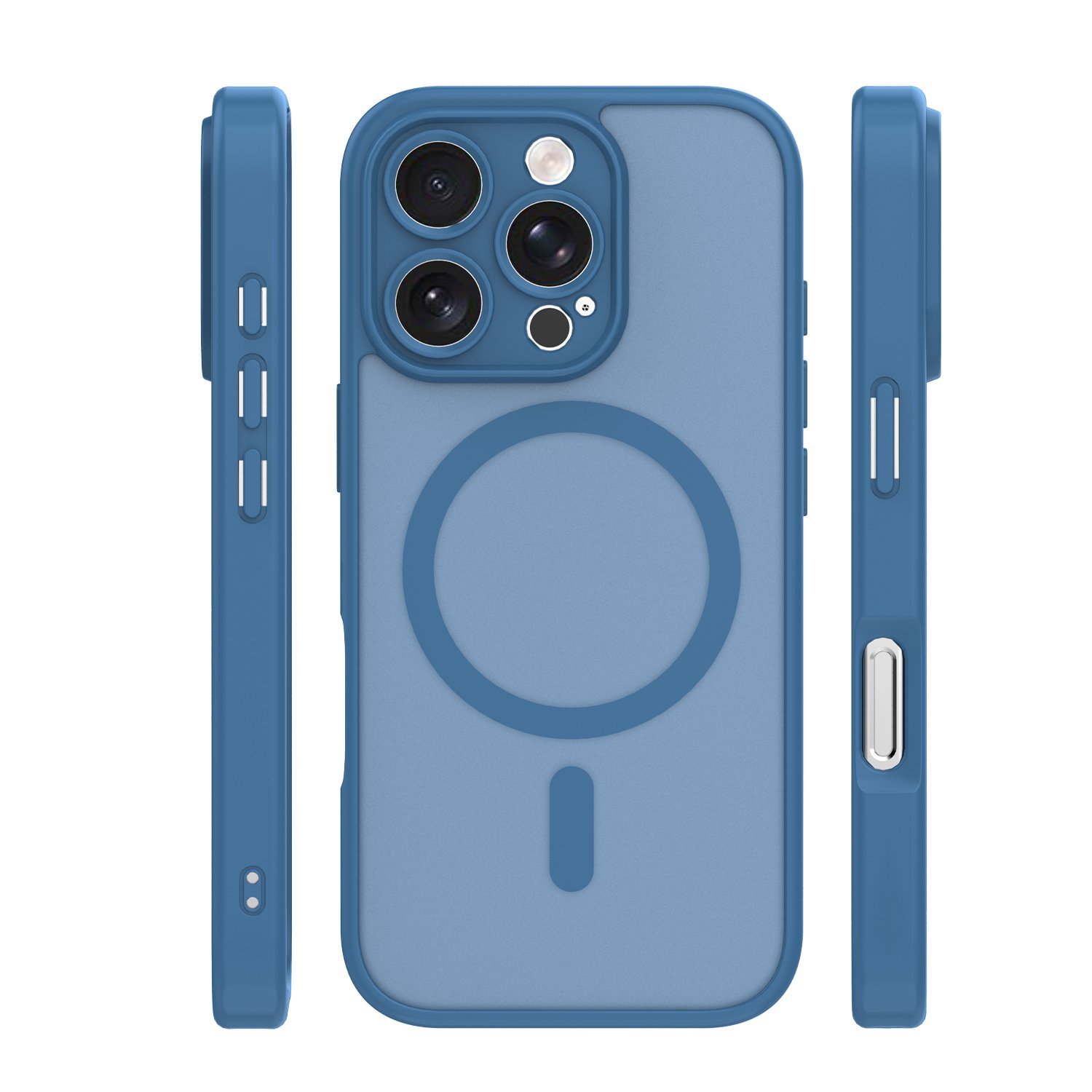 Mag Matt case for iPhone 16 Pro Max 6,9` dark blue camera protection | Tech A Break