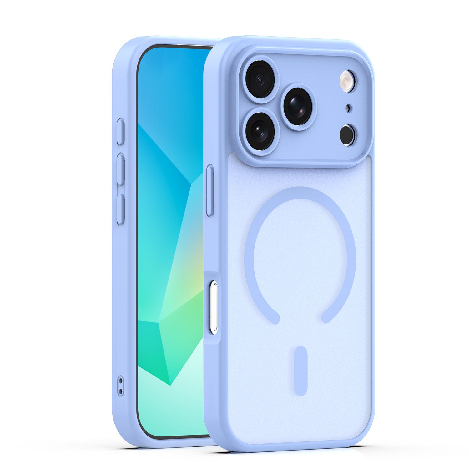 Mag Matt case for iPhone 17 Pro Max 6,9“ light blue camera protection | Tech A Break