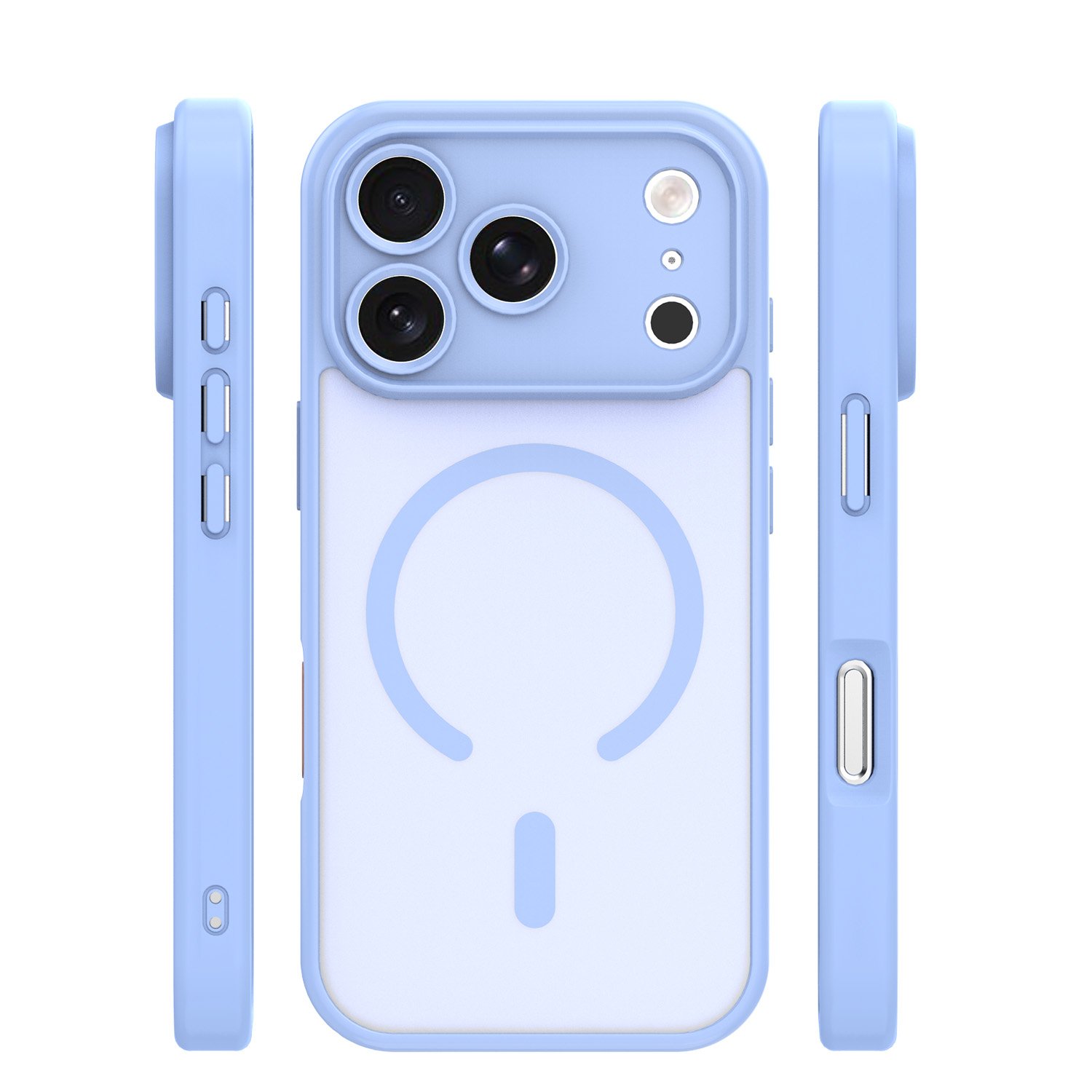 Mag Matt case for iPhone 17 Pro 6,3“ light blue camera protection | Tech A Break