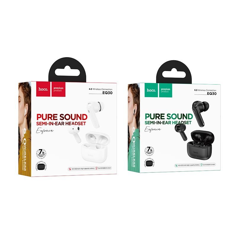 Wireless earphones Hoco TWS EQ30 white | Tech A Break