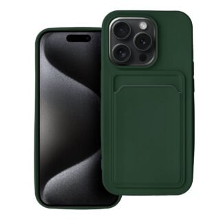 Case for iPhone 15 PRO Card Case zielony | Tech A Break
