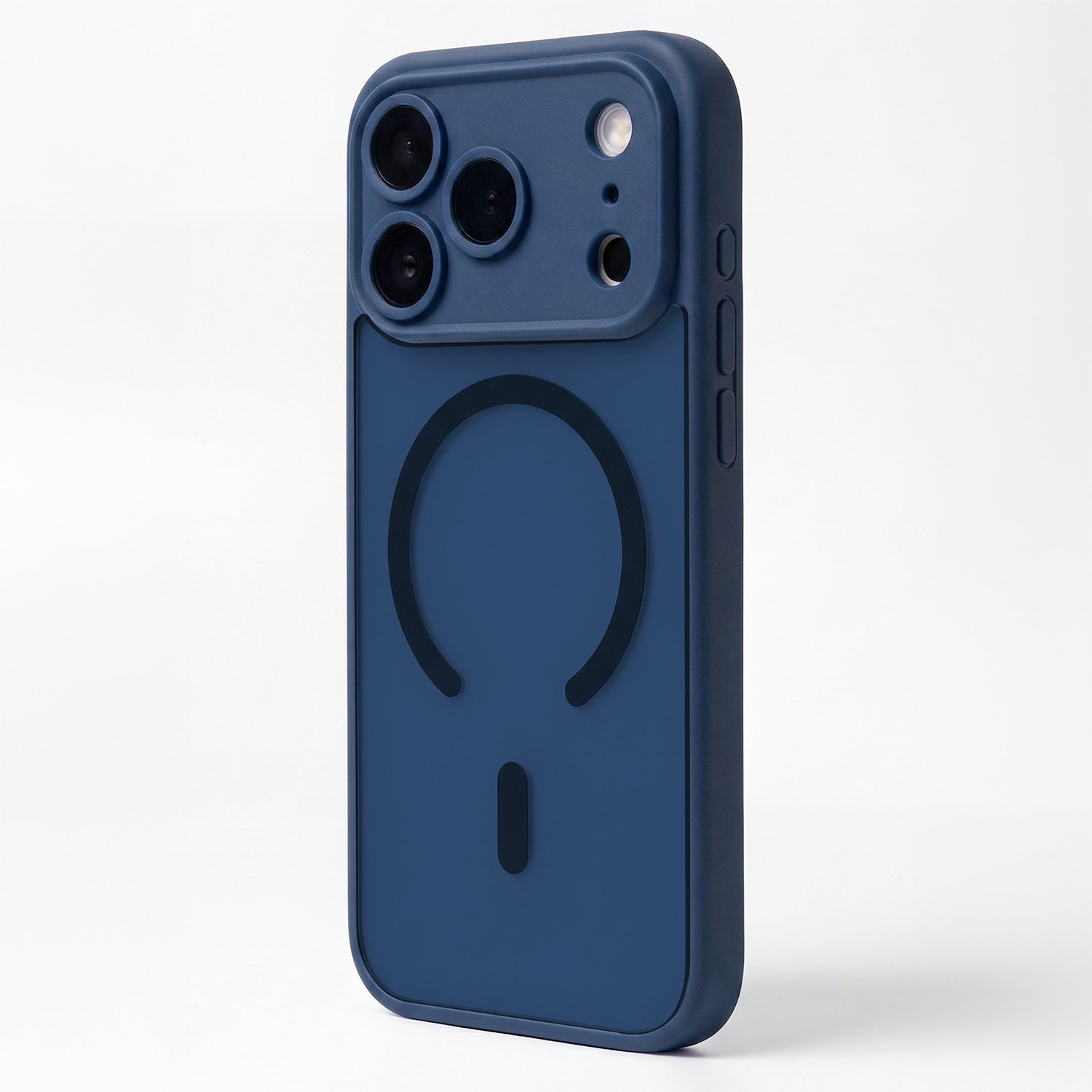 Mag Matt case for iPhone 15 Pro 6,1` dark blue camera protection | Tech A Break