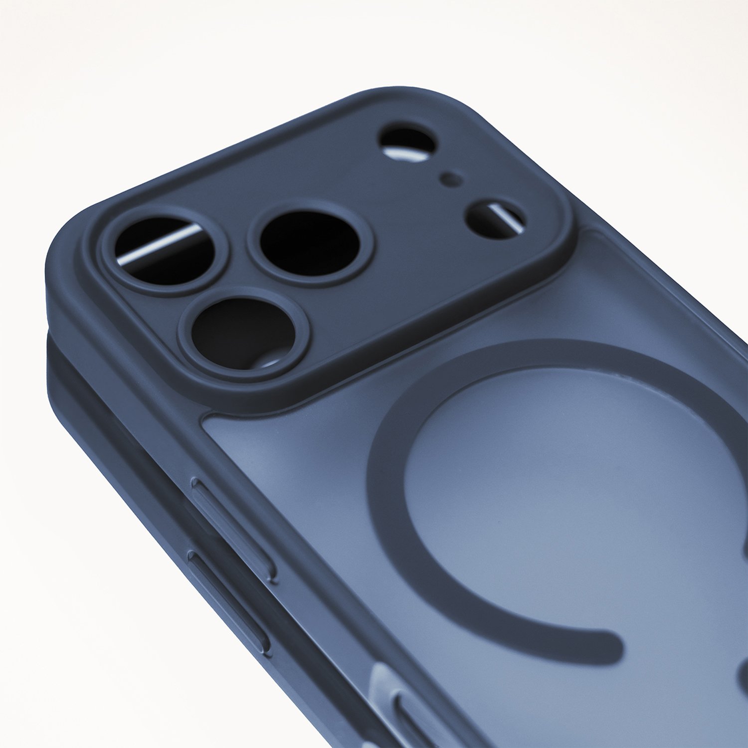Mag Matt case for iPhone 15 Pro 6,1` dark blue camera protection | Tech A Break