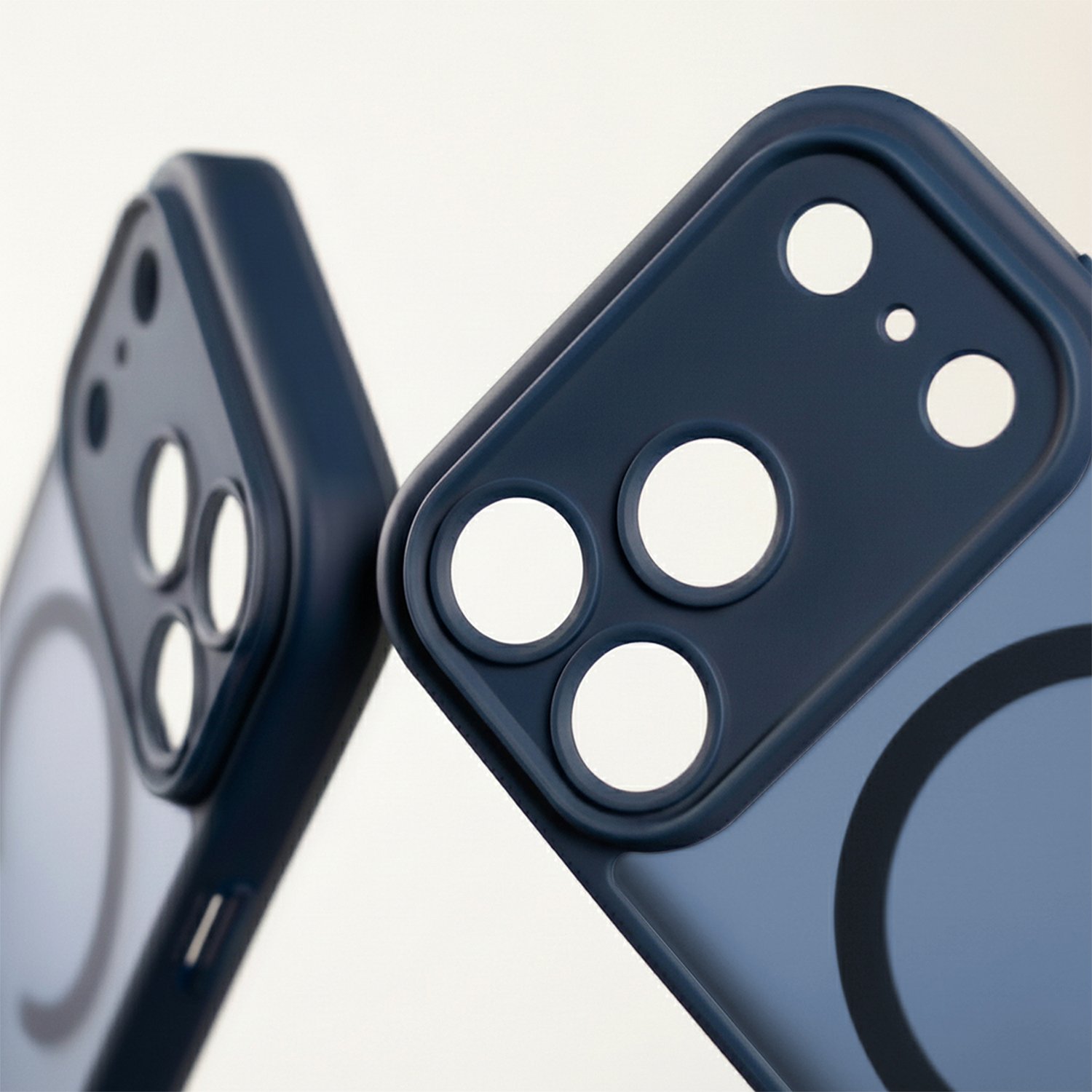 Mag Matt case for iPhone 15 Pro 6,1` dark blue camera protection | Tech A Break