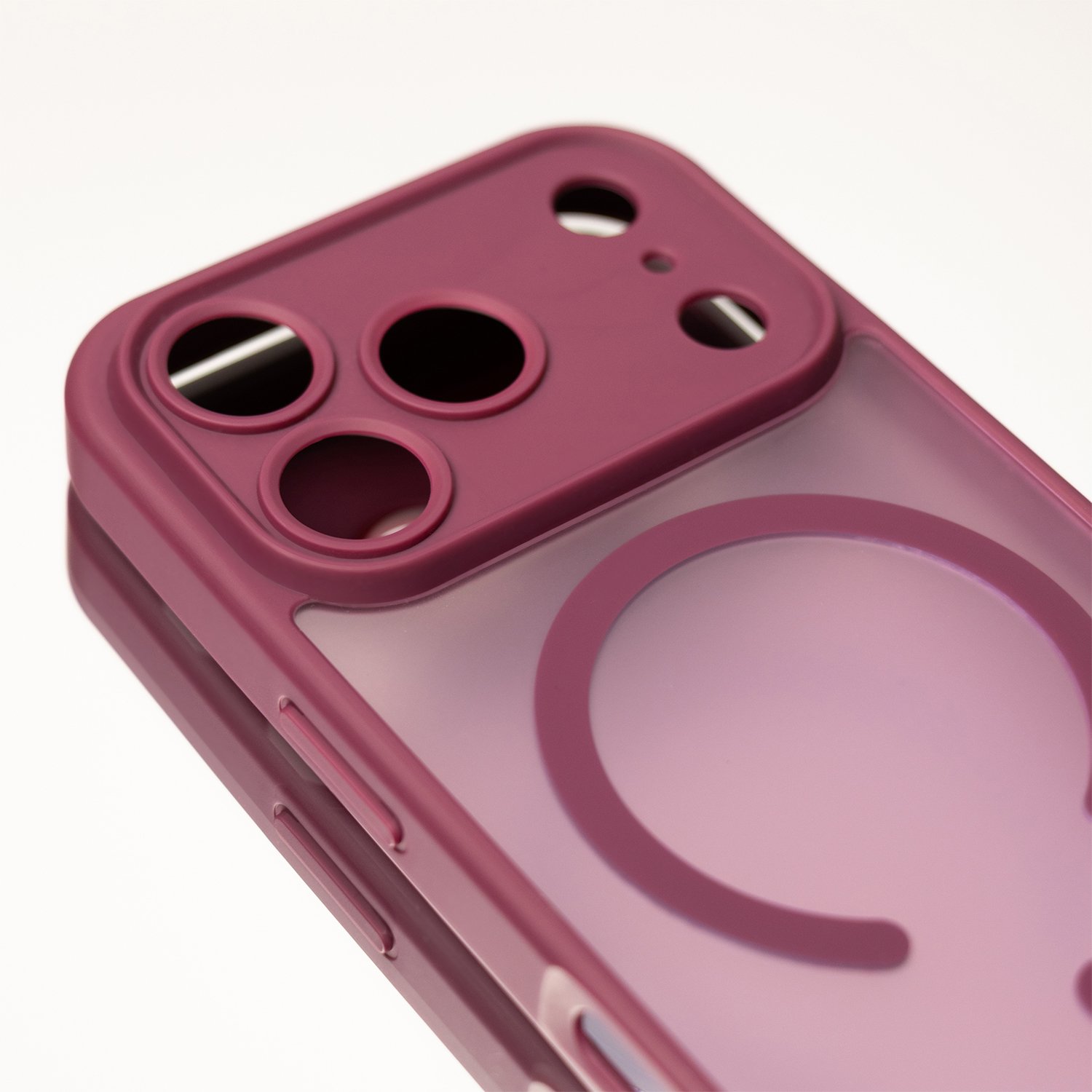 Mag Matt case for iPhone 16 Pro 6,3` maroon camera protection | Tech A Break