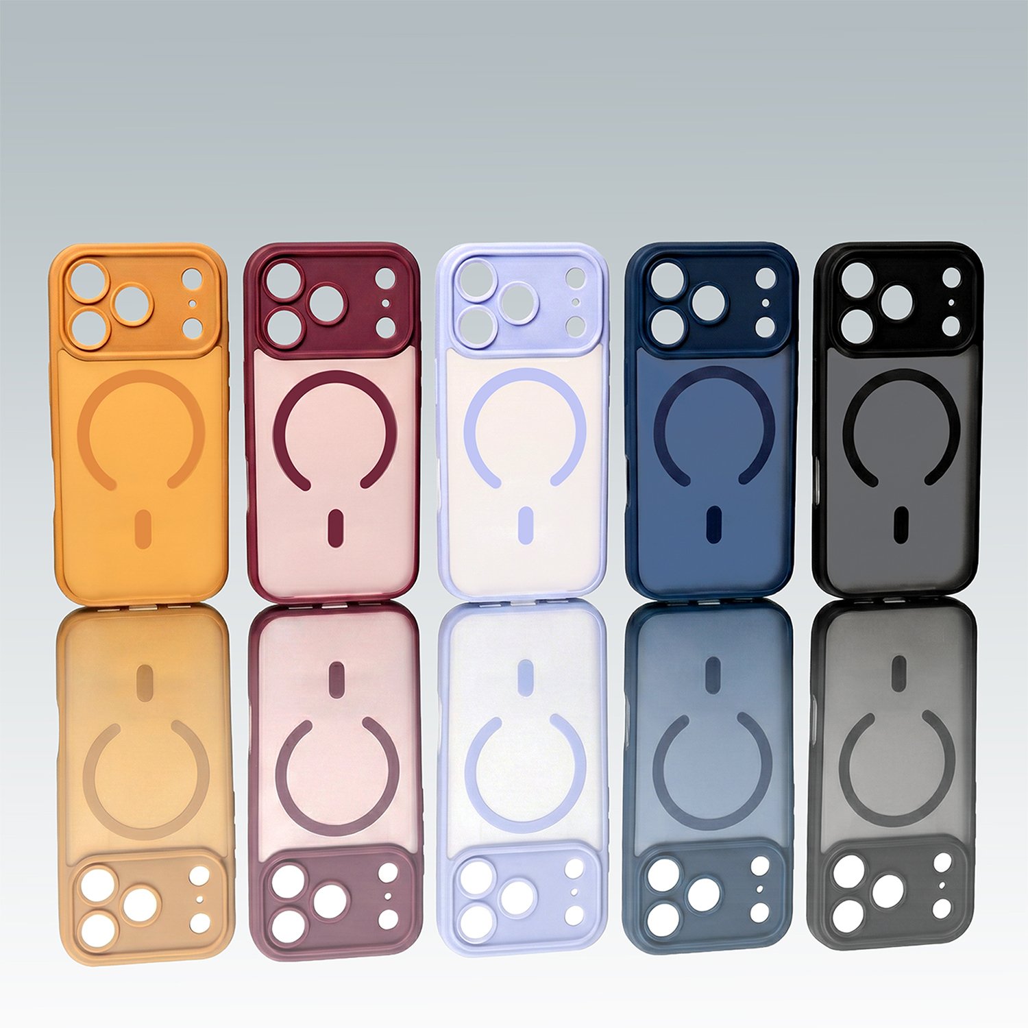 Mag Matt case for iPhone 15 Pro 6,1` maroon camera protection | Tech A Break