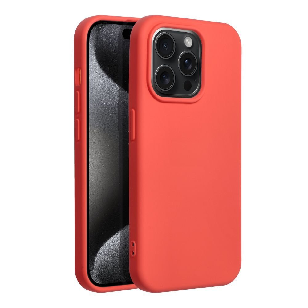 SILICONE case for IPHONE 15 Pro peach | Tech A Break