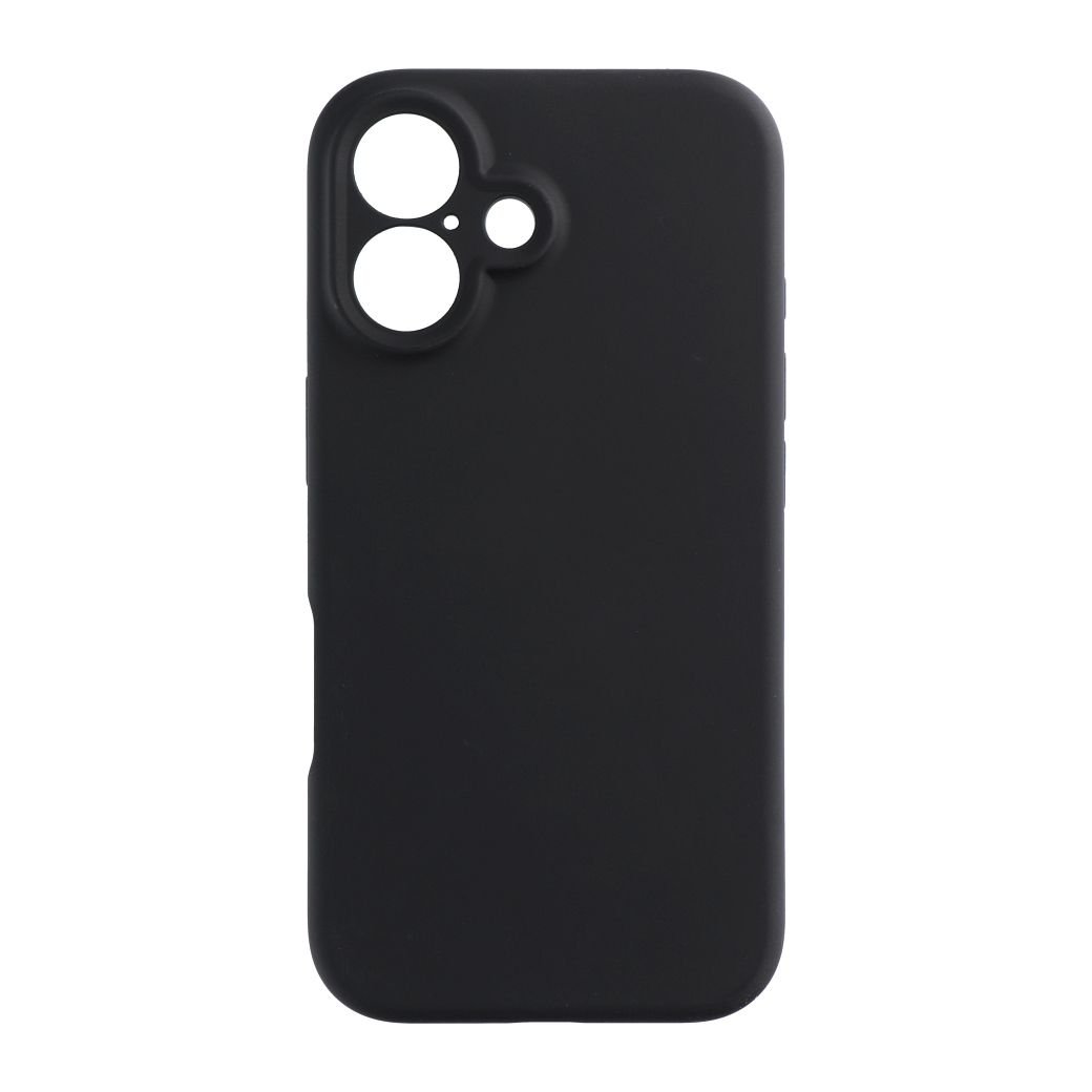 Case for iPhone 16 Forcell F-Protect Rubber Premium compatible with MagSafe black | Tech A Break
