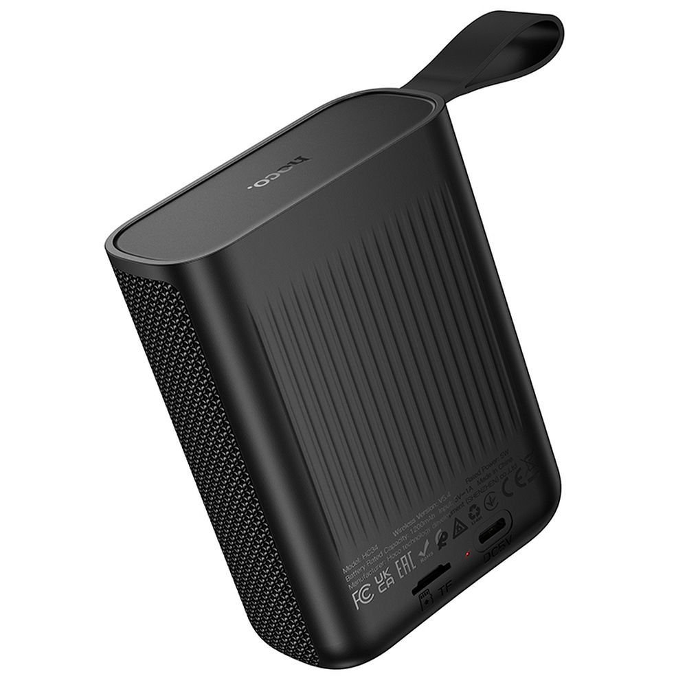 Wireless speaker 5W 1200 mAh Hoco HC34 black | Tech A Break