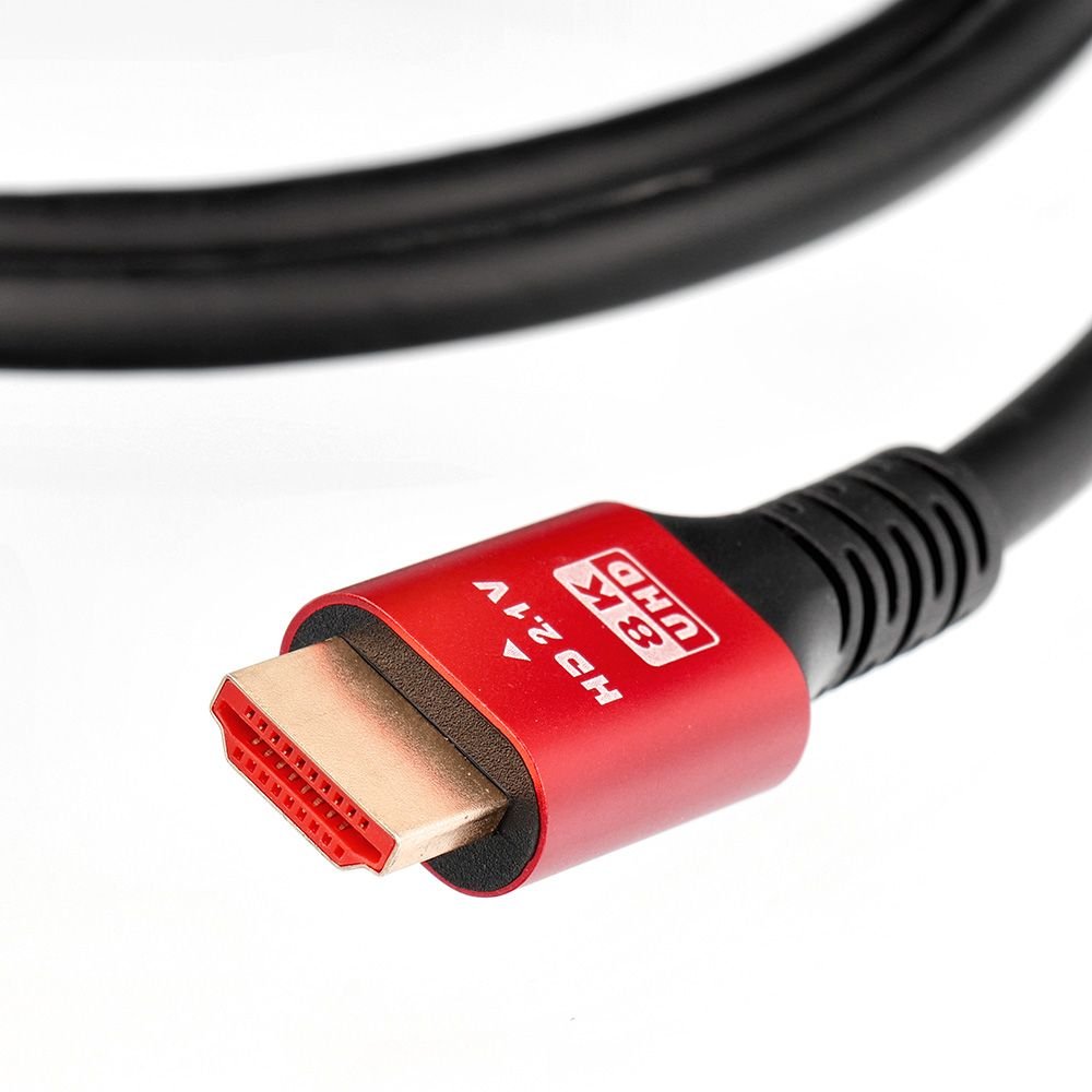 Cable HDMI 2.1 Cable 8K 60Hz / 4K 120Hz – Ultra High Speed, HDR, eARC, VRR, 48Gbps 2 m black | Tech A Break