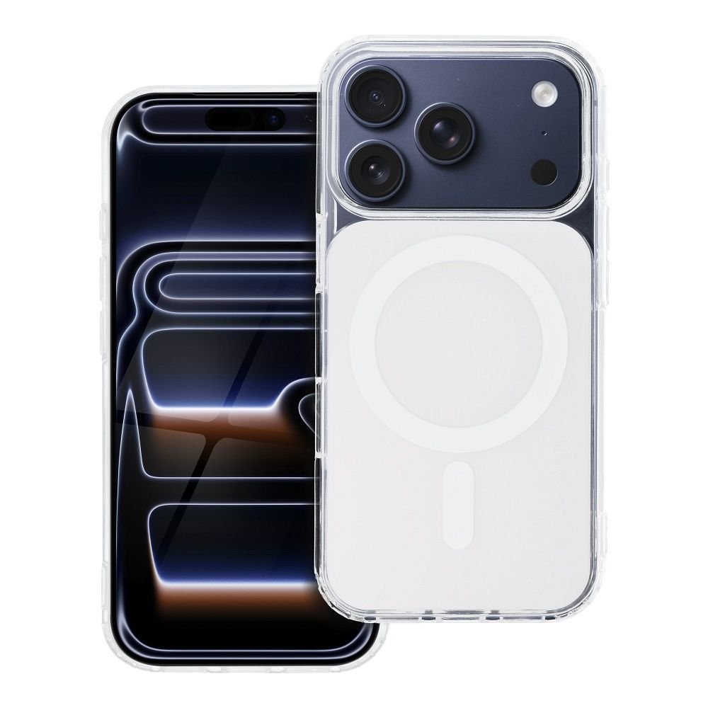 Case for iPhone 17 PRO Clear Fusion Mag Cover compatible with MagSafe white | Tech A Break