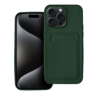 Case for iPhone 15 PRO MAX Card Case zielony | Tech A Break