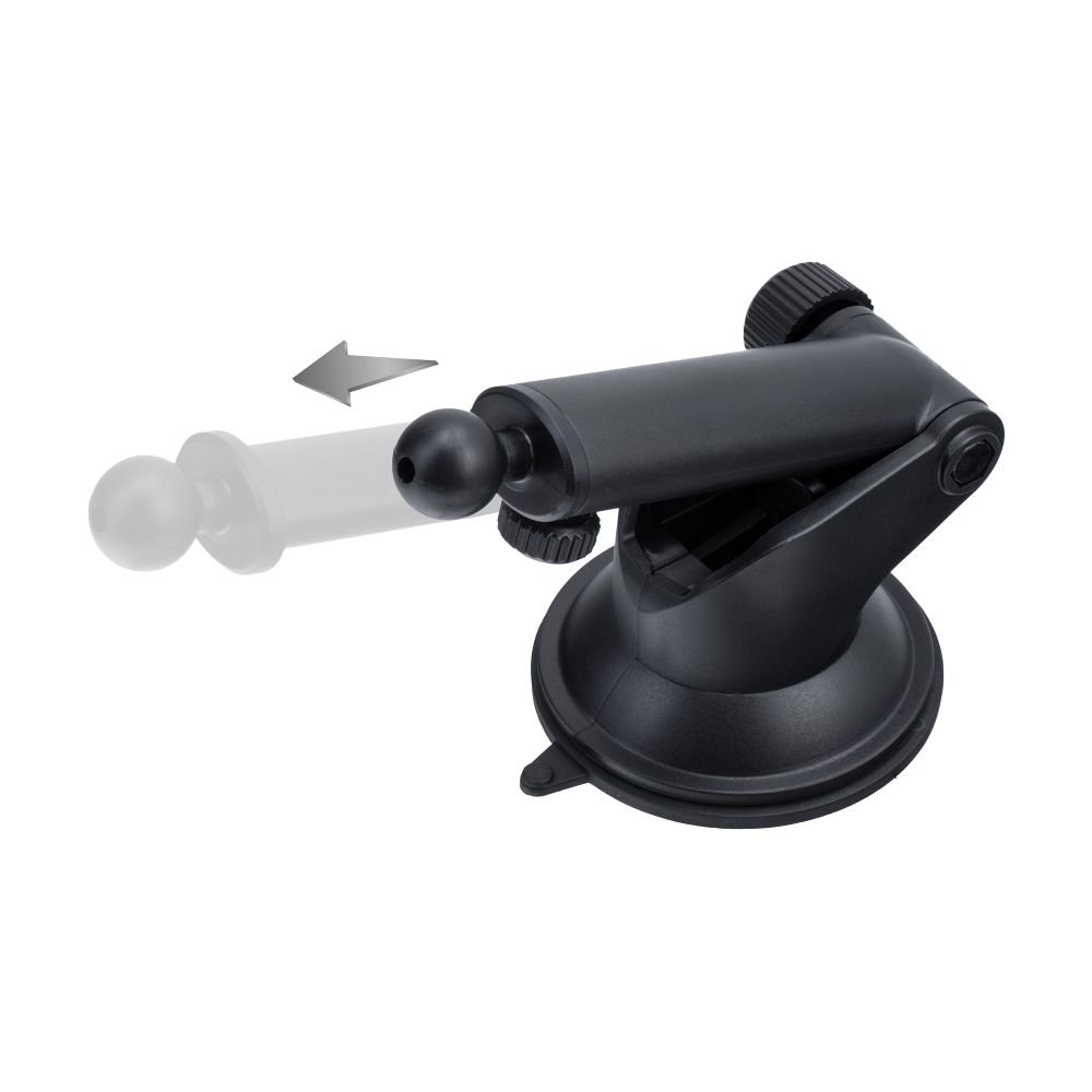 Car phone holder Forcell F-Grip Carbon Bracket mounting arm windshield / dashboard black | Tech A Break