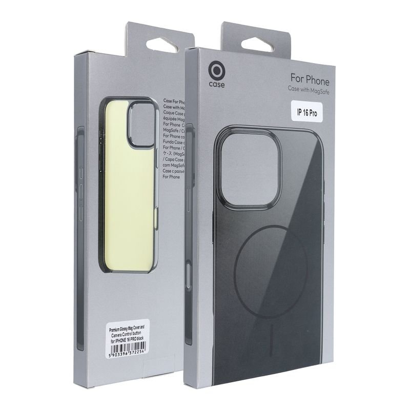 Case for iPhone 17 PRO MAX Glossy Mag Cover compatible with MagSafe black | Tech A Break