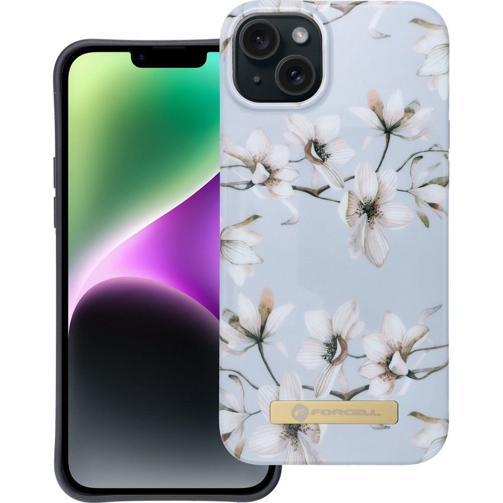 Case for iPhone 14 PLUS Forcell F-Protect Mirage compatible with Magsafenspring flowers | Tech A Break