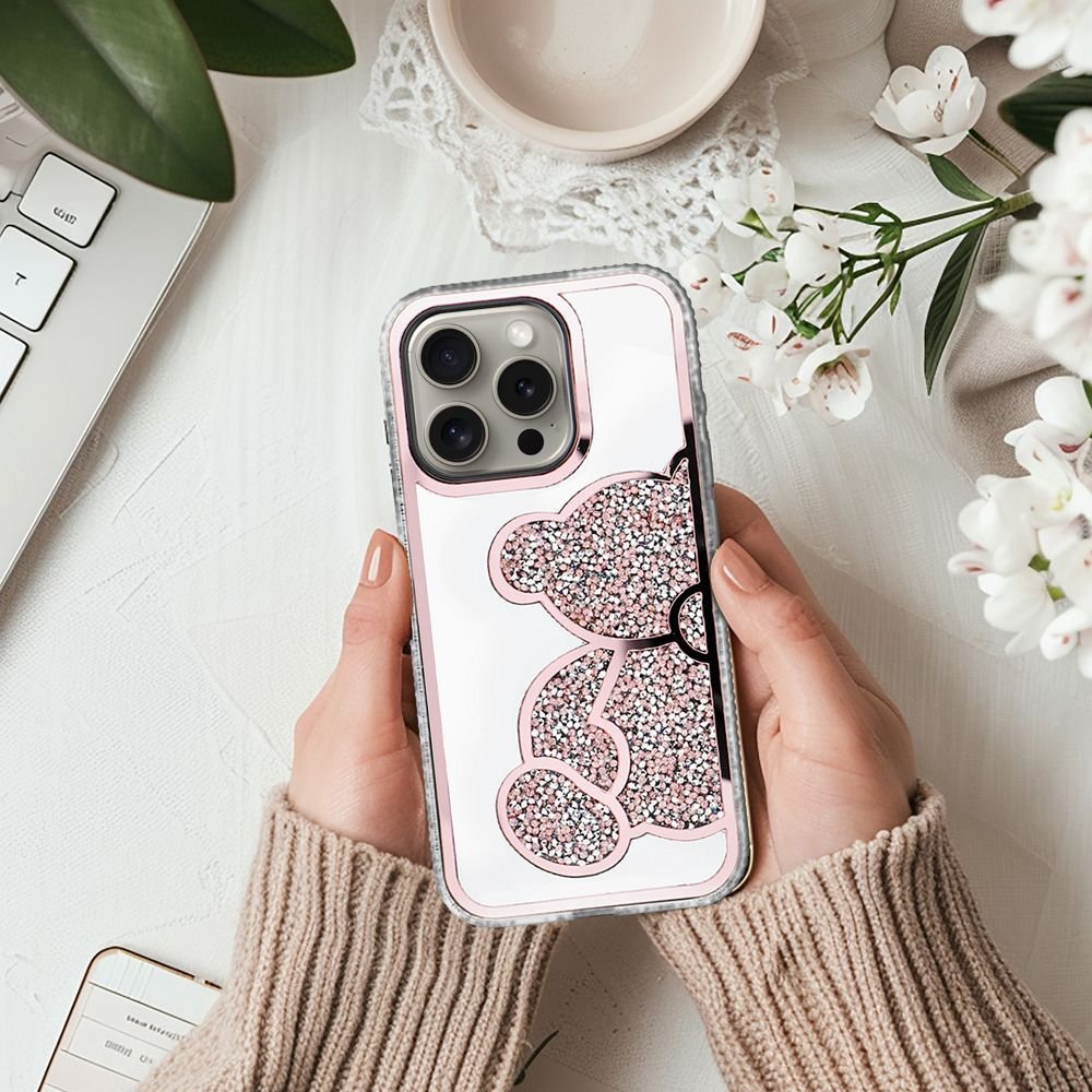 TEDDY BEAR Case for IPHONE 14 Pro pink | Tech A Break