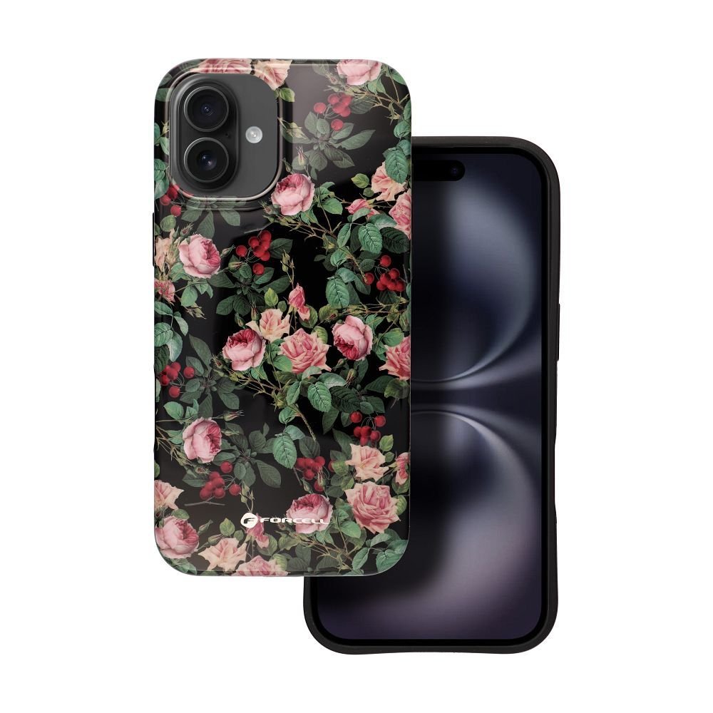 Case for iPhone 16 PLUS Forcell F-Protect Mirage compatible with Magsafe Military Drop-Test rose drama | Tech A Break