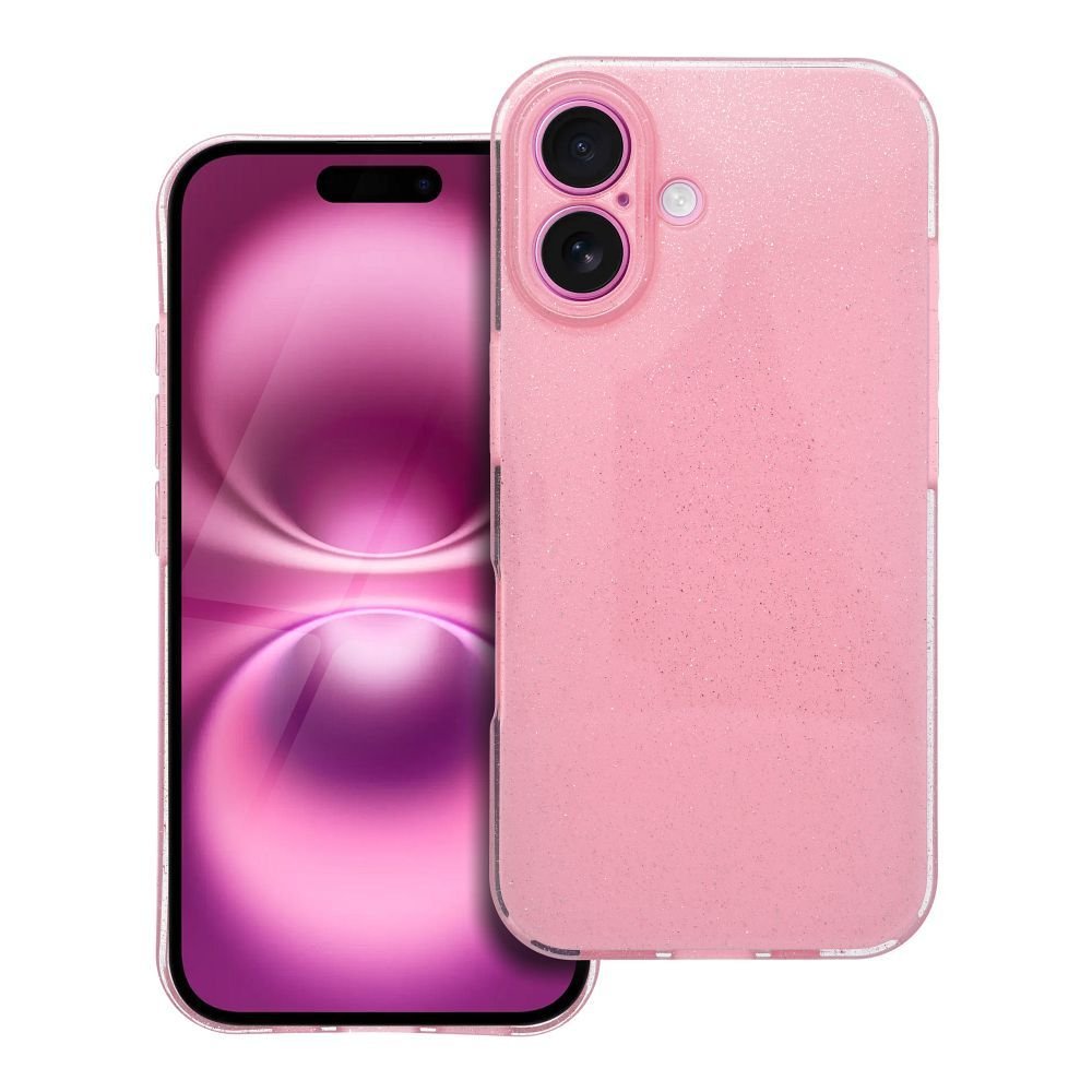 Case for iPhone 16 Clear Case 2 mm Blink pink | Tech A Break