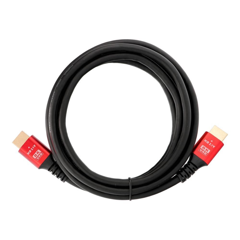 Cable HDMI 2.1 Cable 8K 60Hz / 4K 120Hz – Ultra High Speed, HDR, eARC, VRR, 48Gbps 2 m black | Tech A Break