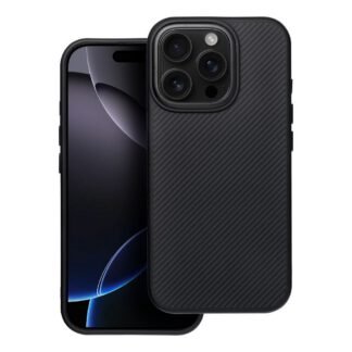 Case for iPhone 16 PRO Carbon Elite Mag Cover compatible with MagSafe black | Tech A Break