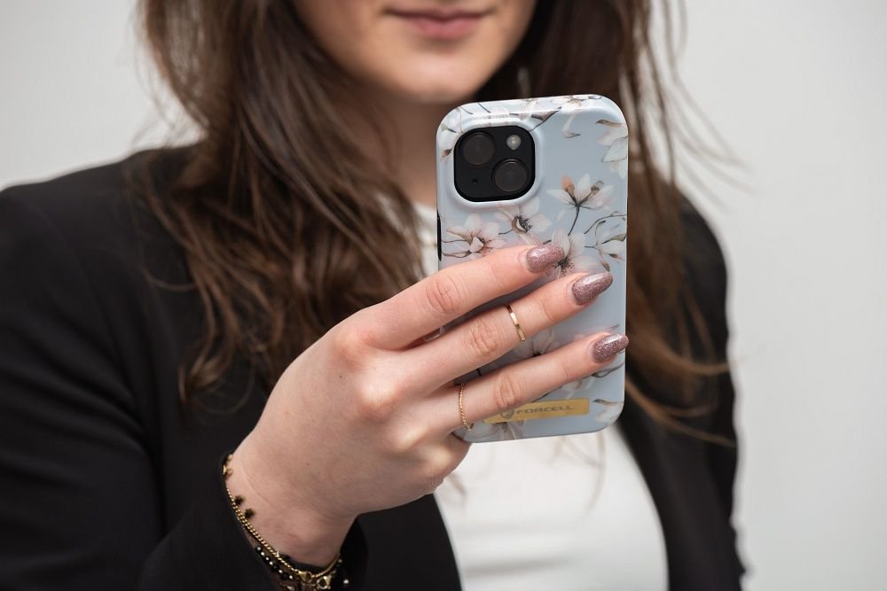 Case for iPhone 14 PLUS Forcell F-Protect Mirage compatible with Magsafenspring flowers | Tech A Break