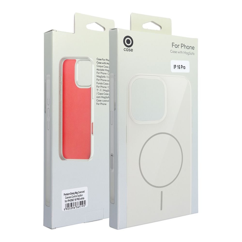 Case for iPhone 17 PRO MAX Glossy Mag Cover compatible with MagSafe white | Tech A Break