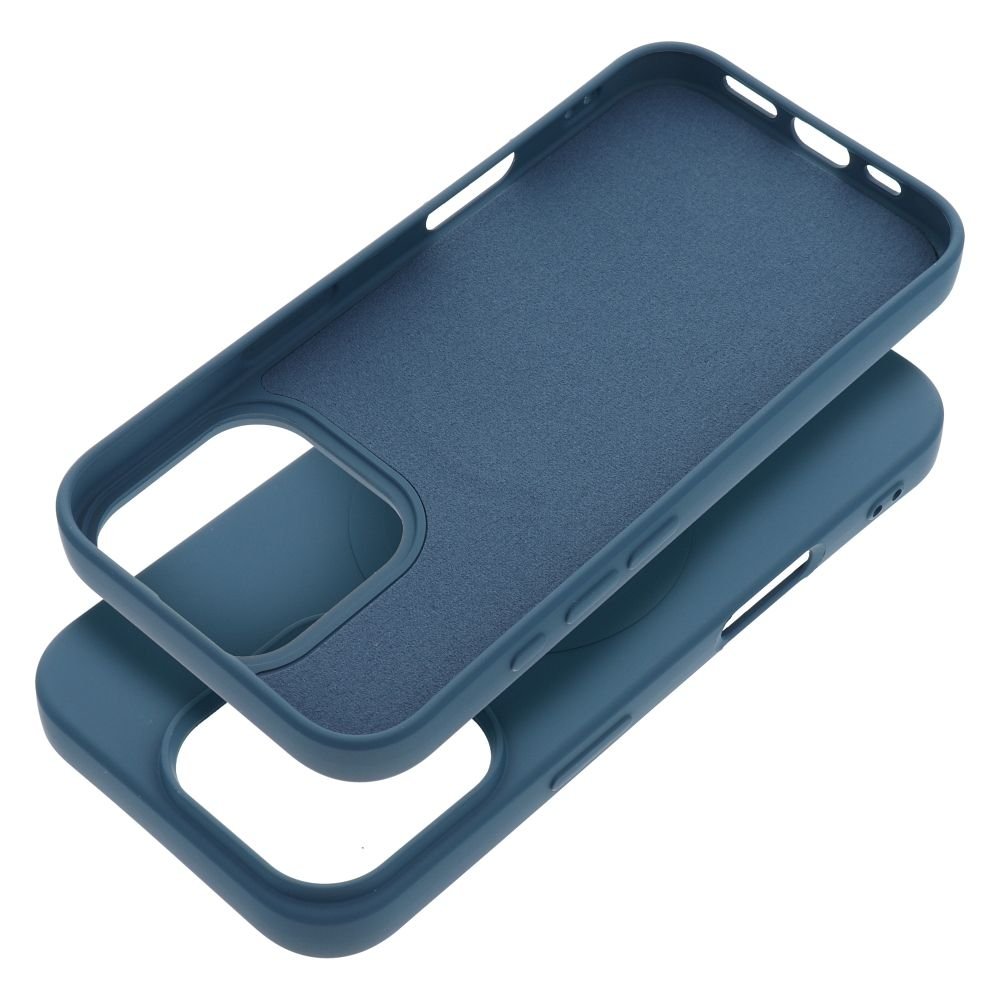 Case for iPhone 16 PRO Silicone Mag Cover compatible with MagSafe (big hole) blue | Tech A Break