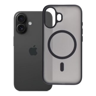 Case for iPhone 16 Flexline Mag Cover compatible with MagSafe black | Tech A Break