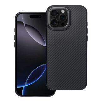 Case for iPhone 16 PRO MAX Carbon Elite Mag Cover compatible with MagSafe black | Tech A Break