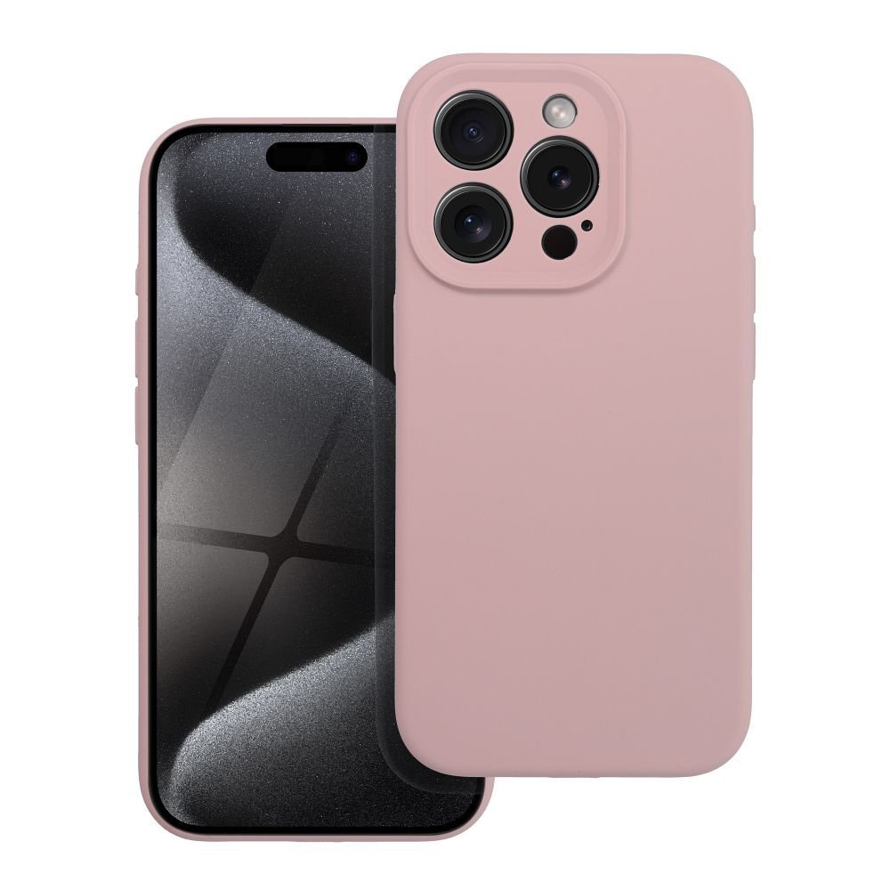 Case for iPhone 16 PRO MAX Silicone 2mm powder pink | Tech A Break