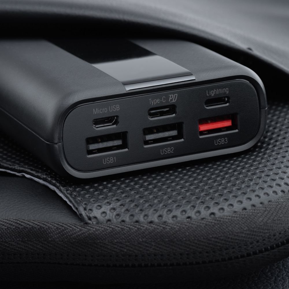 Powerbank Forcell F-Energy Energo P20K2 QC3.0 PD 3A 22,5W 20000 mAh black | Tech A Break