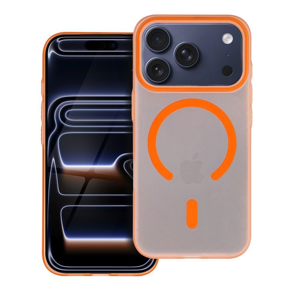Case for iPhone 17 PRO MAX Go Orange compatible with MagSafe orange | Tech A Break