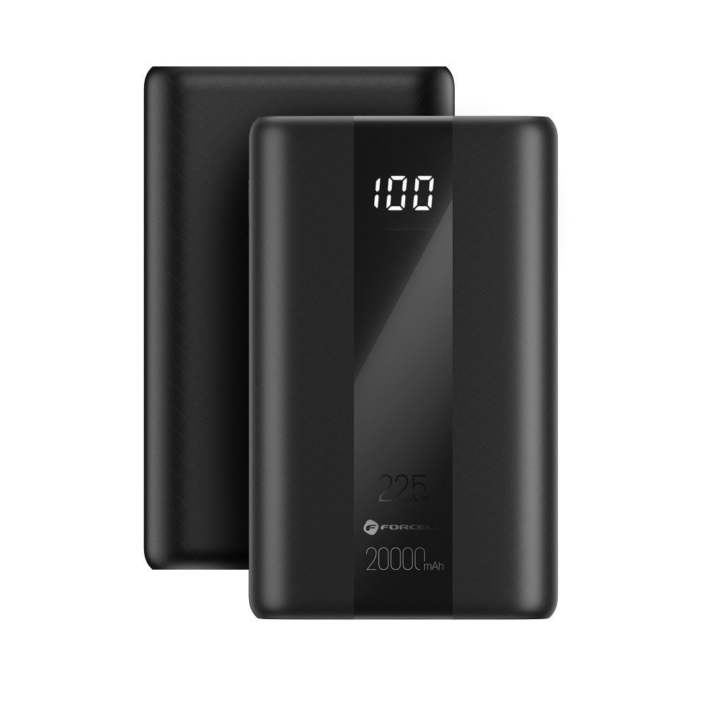 Powerbank Forcell F-Energy Energo P20K2 QC3.0 PD 3A 22,5W 20000 mAh black | Tech A Break