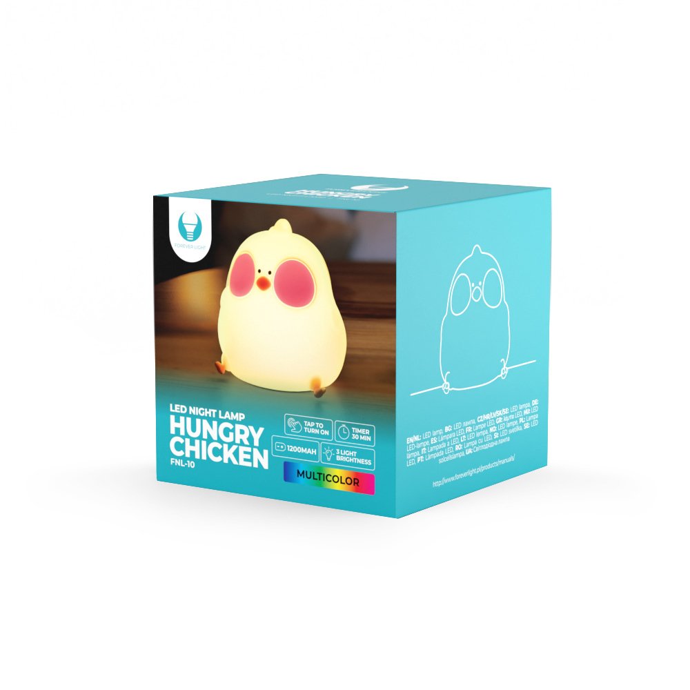 LED Night Lamp HUNGRY CHICKEN FNL-10 Forever Light | Tech A Break
