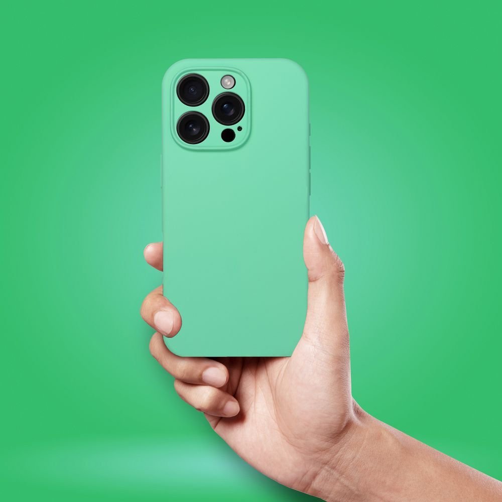Case for iPhone 15 PRO MAX Silicone 2mm compatible with MagSafe mint | Tech A Break
