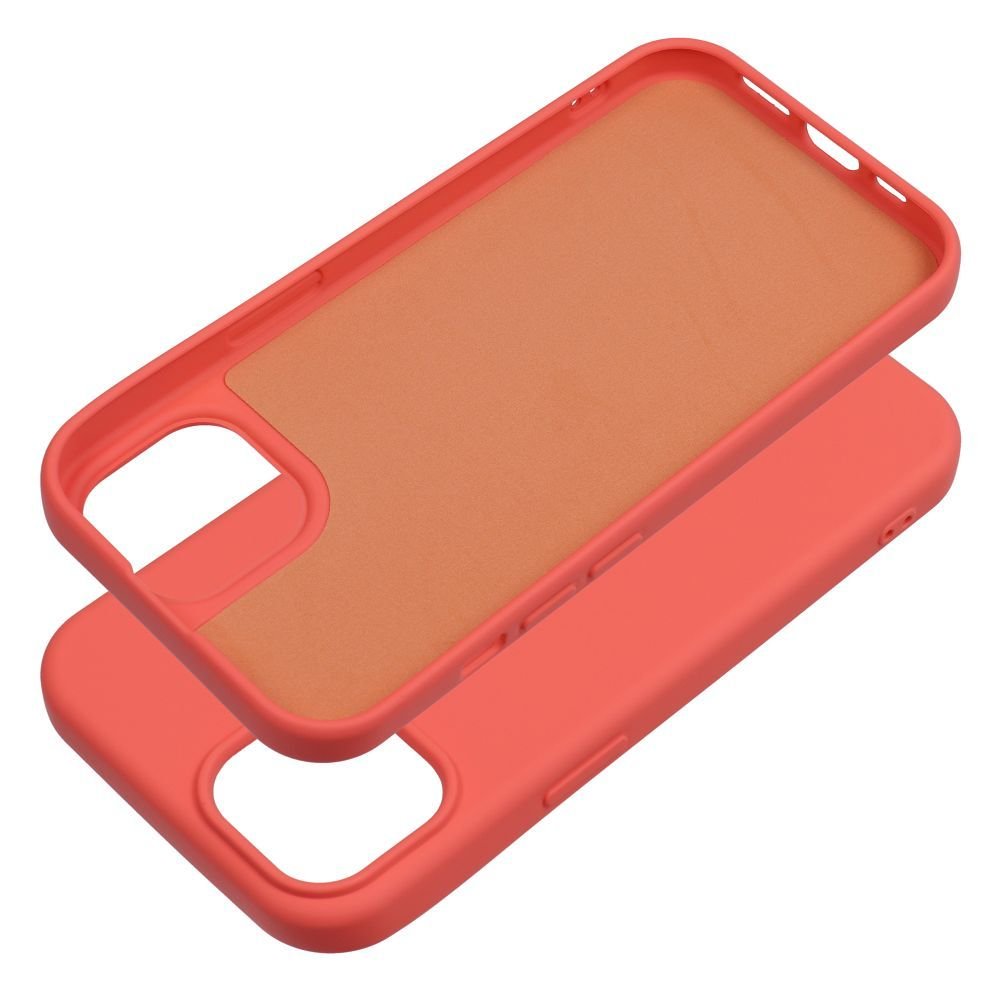 SILICONE case for IPHONE 15 peach | Tech A Break