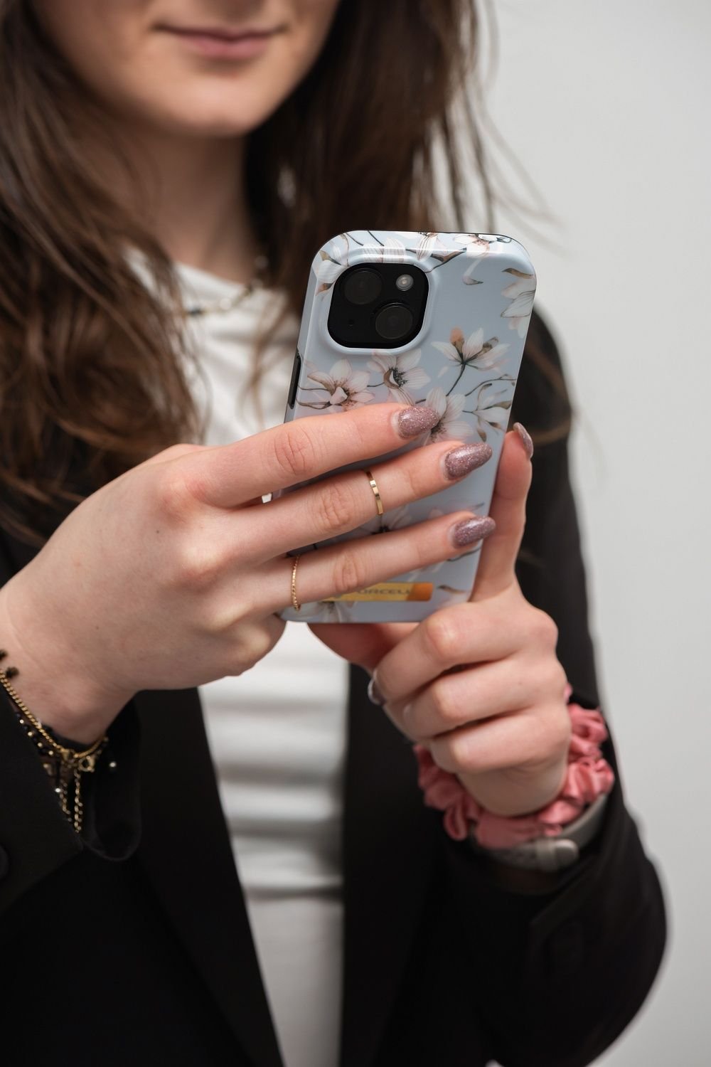Case for iPhone 14 PLUS Forcell F-Protect Mirage compatible with Magsafenspring flowers | Tech A Break
