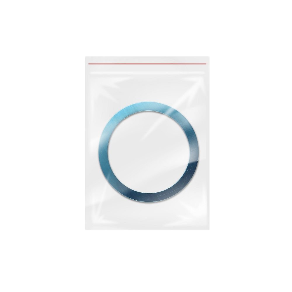 Universal round plate / magnet ring compatible with MagSafe silver | Tech A Break