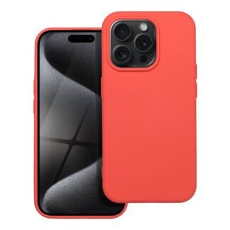 SILICONE case for IPHONE 15 Pro peach | Tech A Break