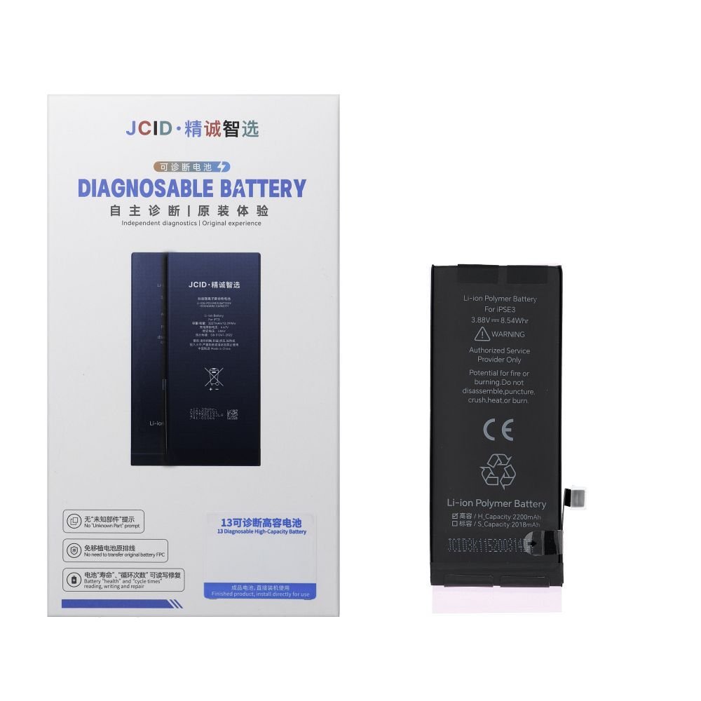 JCID Diagnosable Battery for iPhone SE3 2022 (high capacity) | Tech A Break