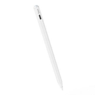 Capacitive pen for iPad active Hoco with anti-lost function 130 mAh GM112 white | Tech A Break