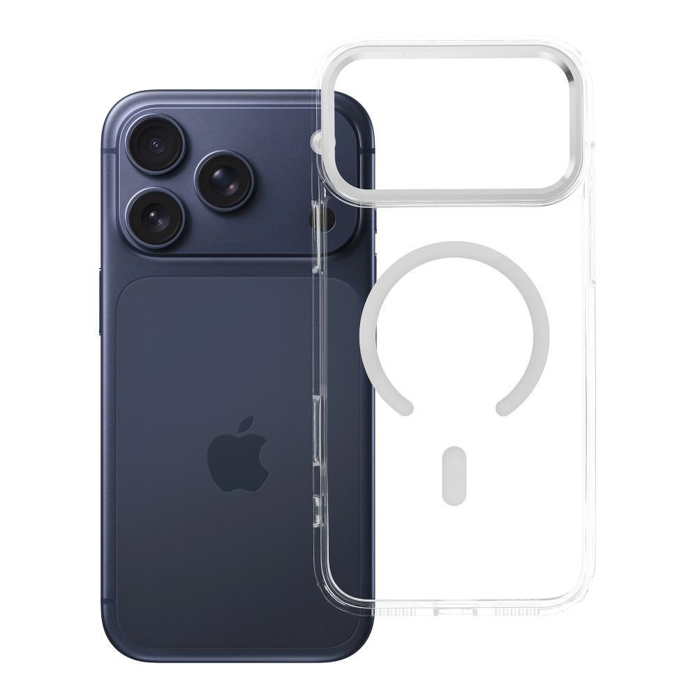 Case for IPHONE 17 Pro Max FRAME CLEAR HYBRID MAG COVER compatible with MagSafe transparent | Tech A Break