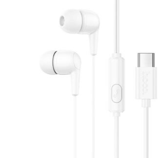 Wire earphones USB C Hoco M97 white | Tech A Break