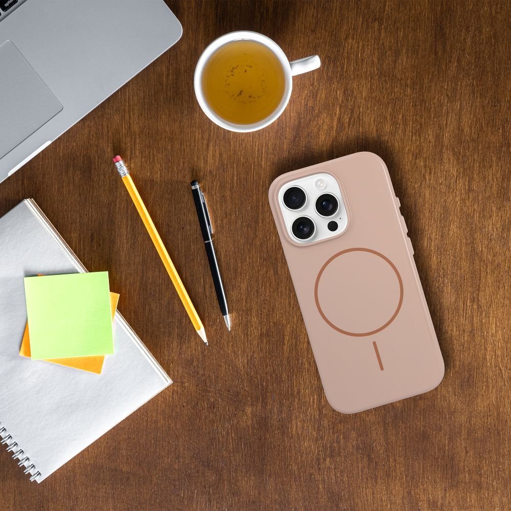 Case for iPhone 17 Glossy Mag Cover compatible with MagSafe desert gold | Tech A Break